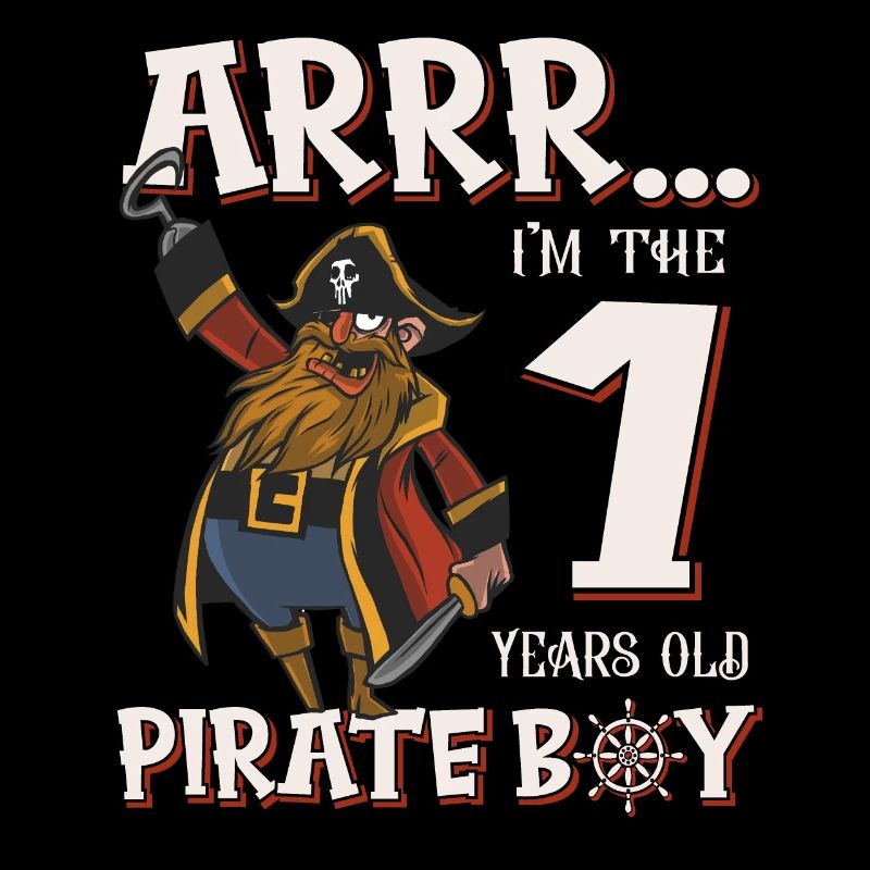 Pirate Boy 1 an pirate 1er anniversaire