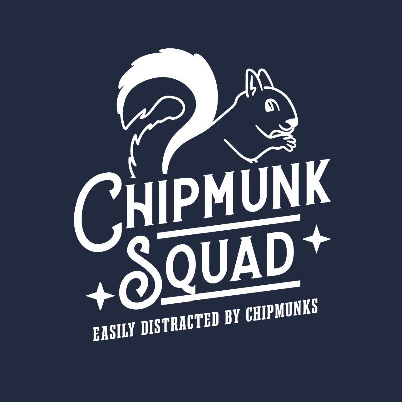 Chipmunk Squad Eichhörnchen Waldtier