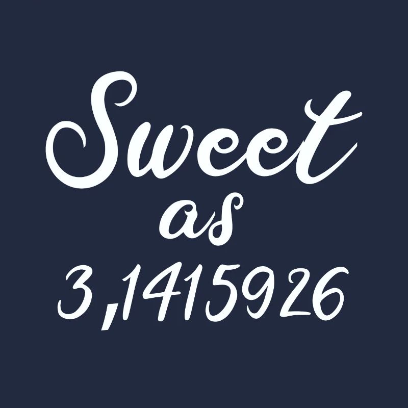 Sweet As Cake 3rd 1415926 Funny Math Science Geek