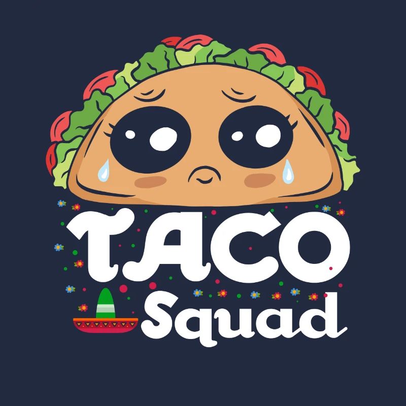 Cute Taco Squad Funny Mexican