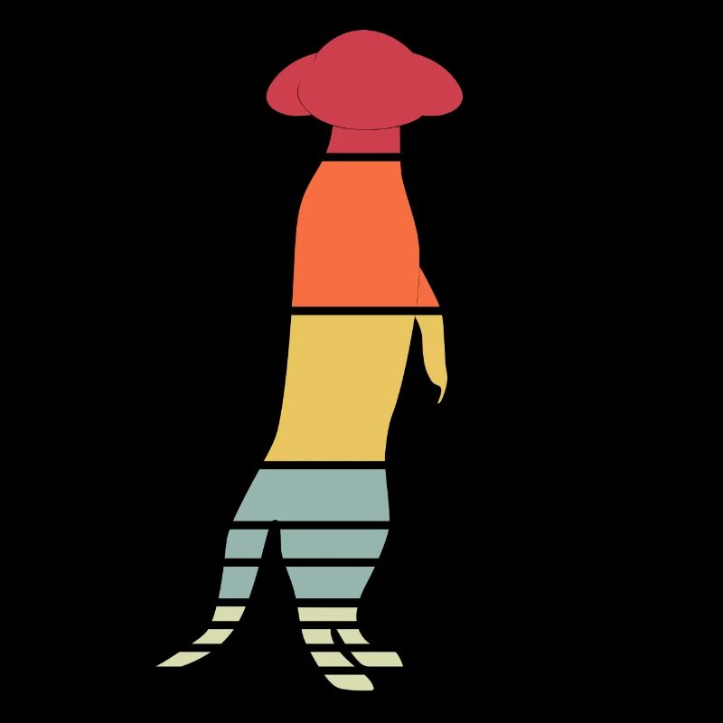 Suricate Merkat Rétro Suricates