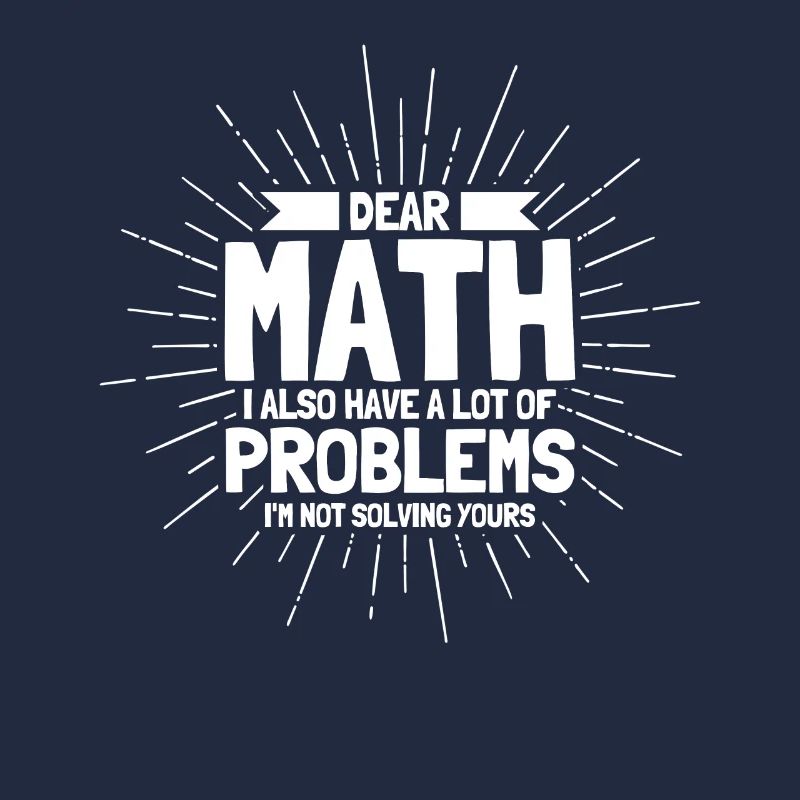 Math Mathématiques Sciences Math Cadeau