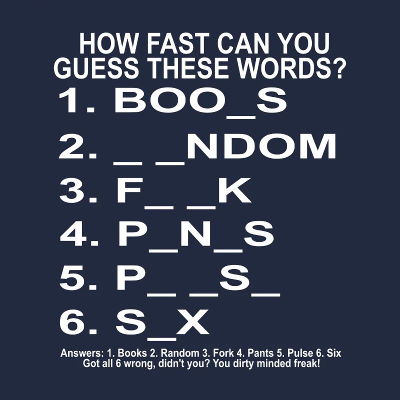 How Fast Can You Guess These Words? Funny Present