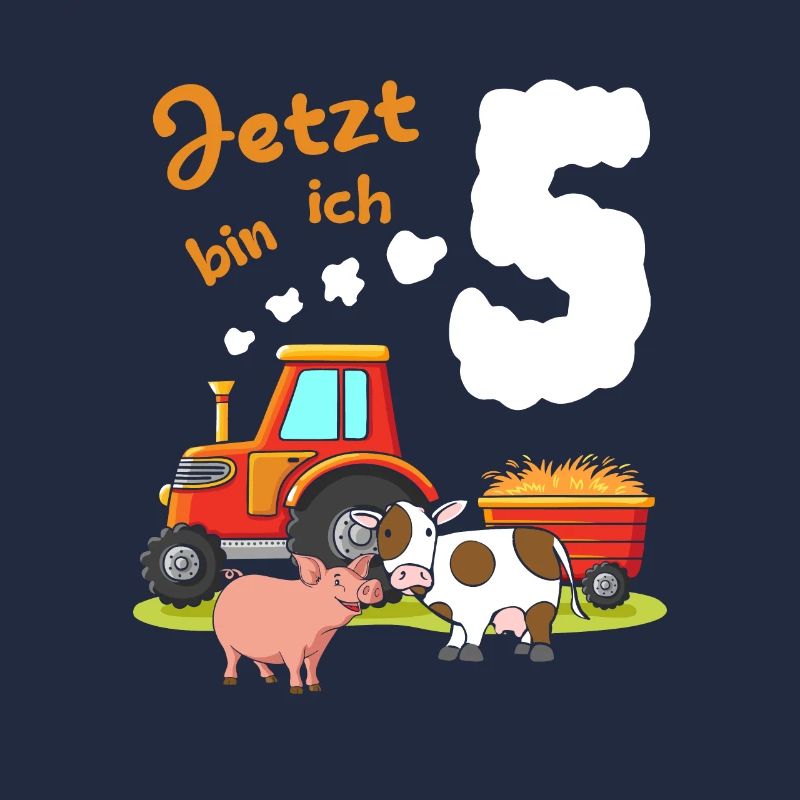Ich bin 5 Jahre Traktor