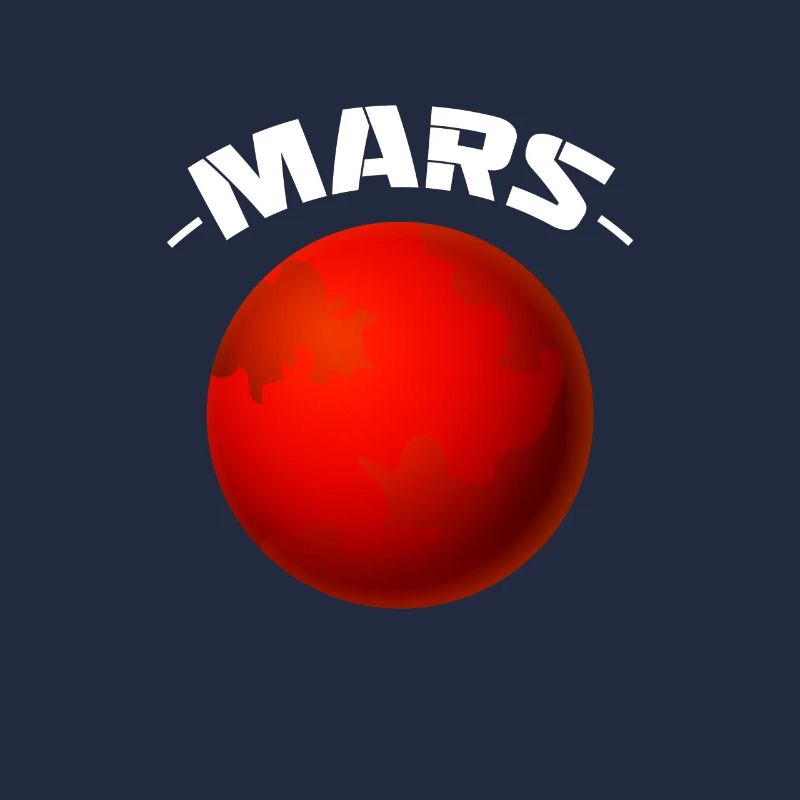 Mars Roter Planet Raumfahrt Astronaut Geschenk