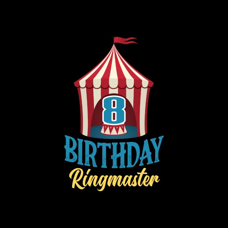 8th Birthday Circus Director Circus Lover