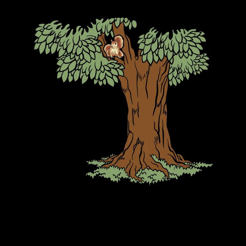 Squirrel Tree Squirrel Lover