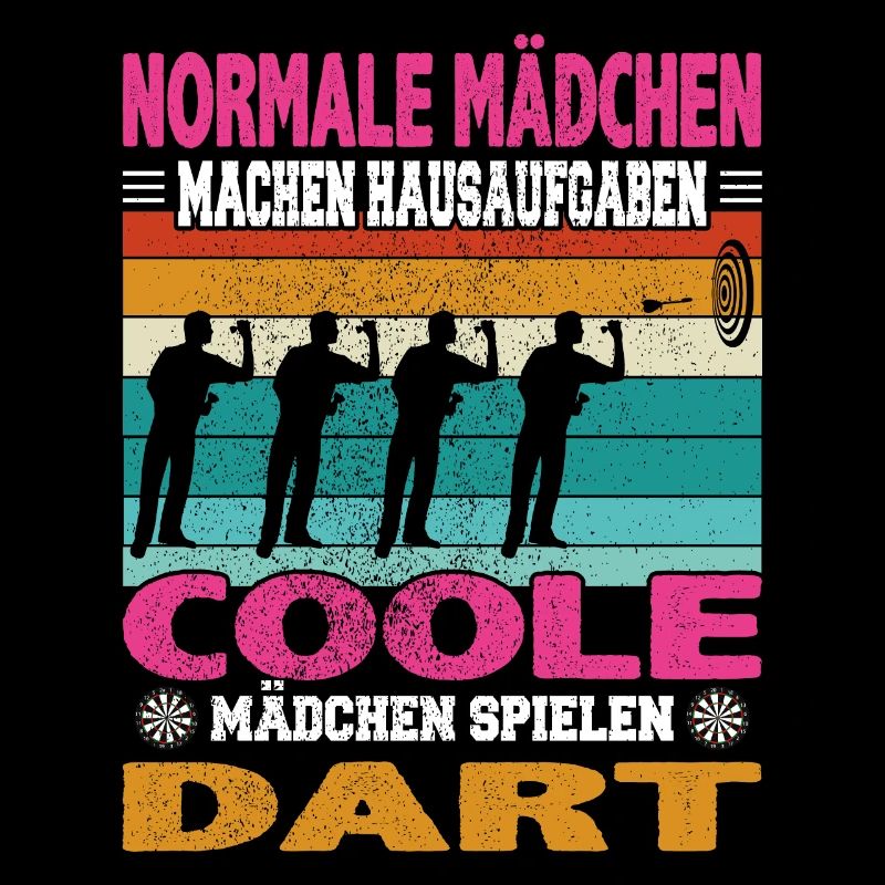 Normal Mädchen Hausaufgaben coole Dart Darten