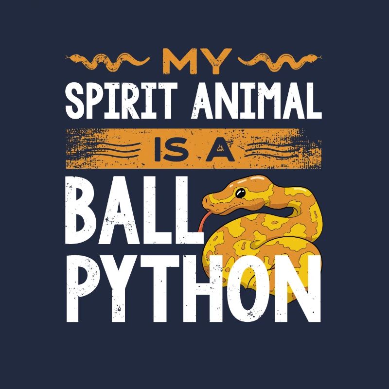 Mon animal spirituel est un python boule de banane