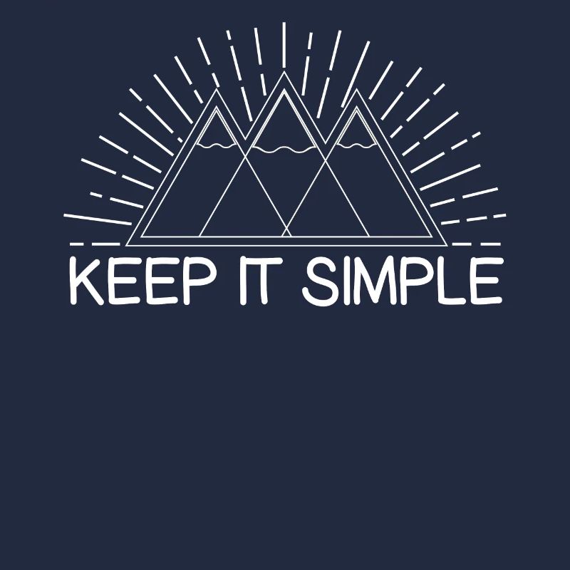 Keep It Simple Line Art Minimalist
