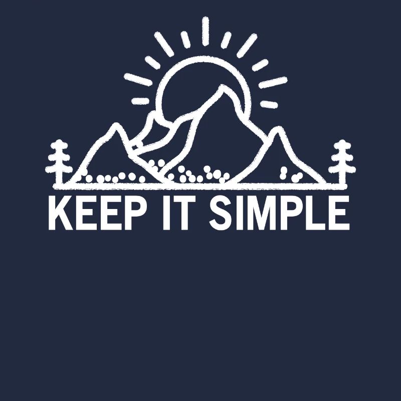 Keep It Simple Line Art Minimalist