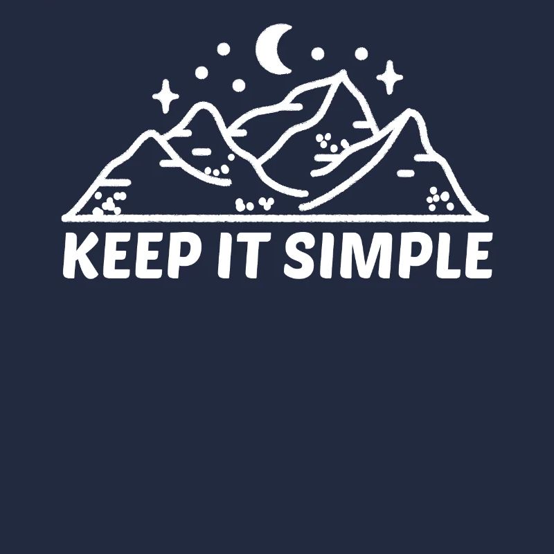 Keep It Simple Line Art Minimalist