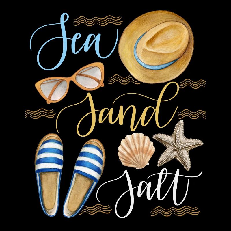 Mer-Sable-Sel, vacances à la mer, plage, dicton