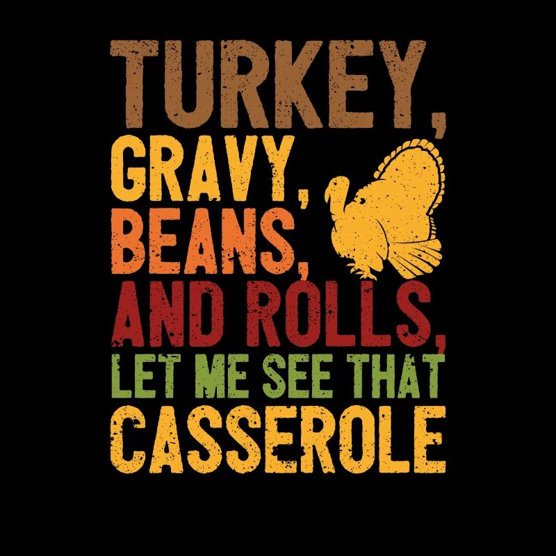 Turkey sauce beans and rolls Let me