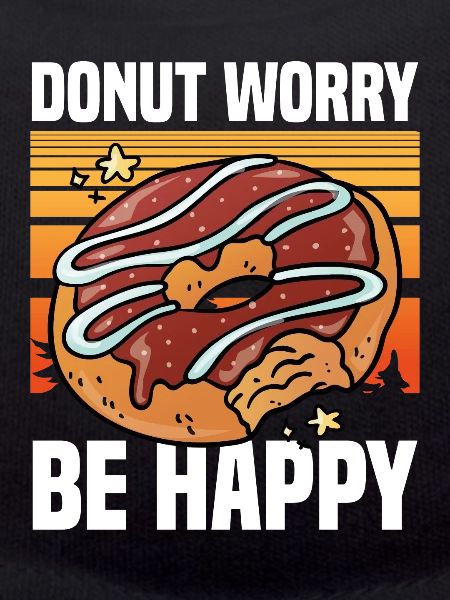 Donut sorge Sei Glücklich