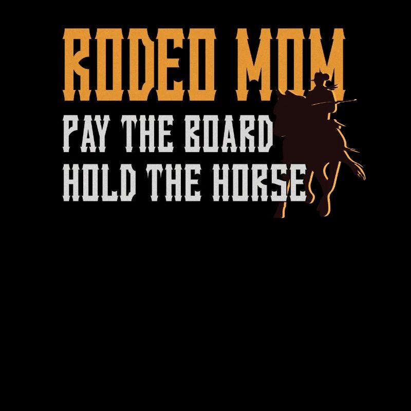 Rodeo Mama Stolze Rodeo-Reiter Mutter Geschenk