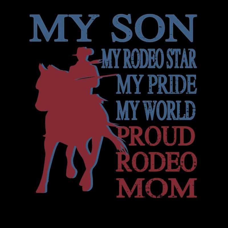 Rodeo Mama Stolze Rodeo-Reiter Mutter Geschenk