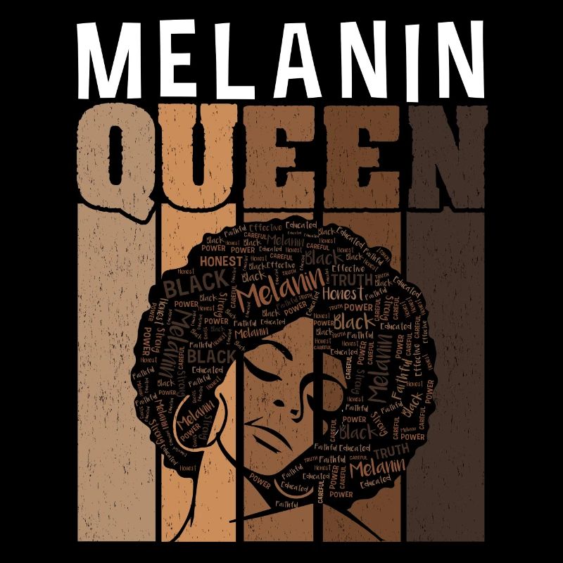 Melanin-Königin Stolzer Schwarzer