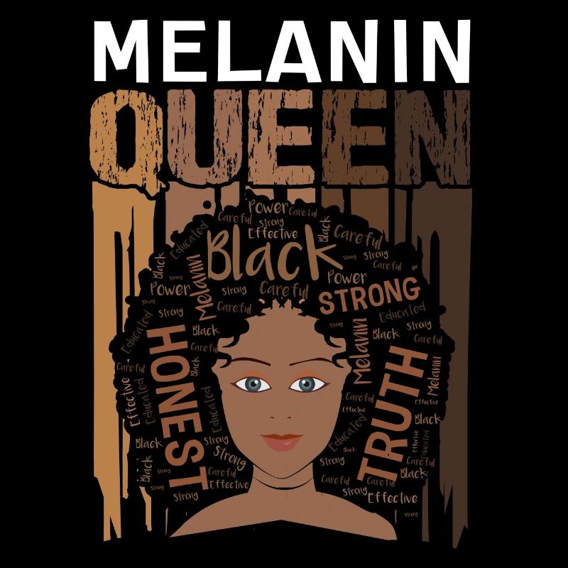 Melanin-Königin Stolzer Schwarzer
