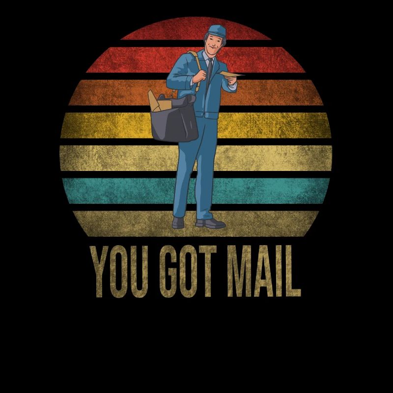 Courrier de livraison Mailman Vous avez été servi