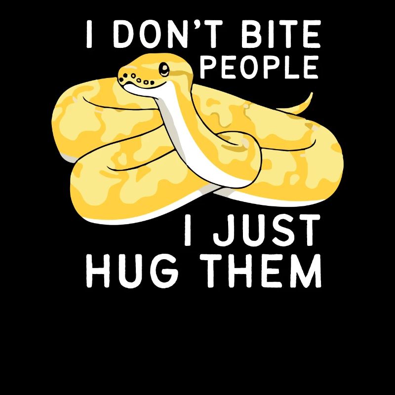 Banana Ball Python Je ne mords pas je serre seulement dans mes bras