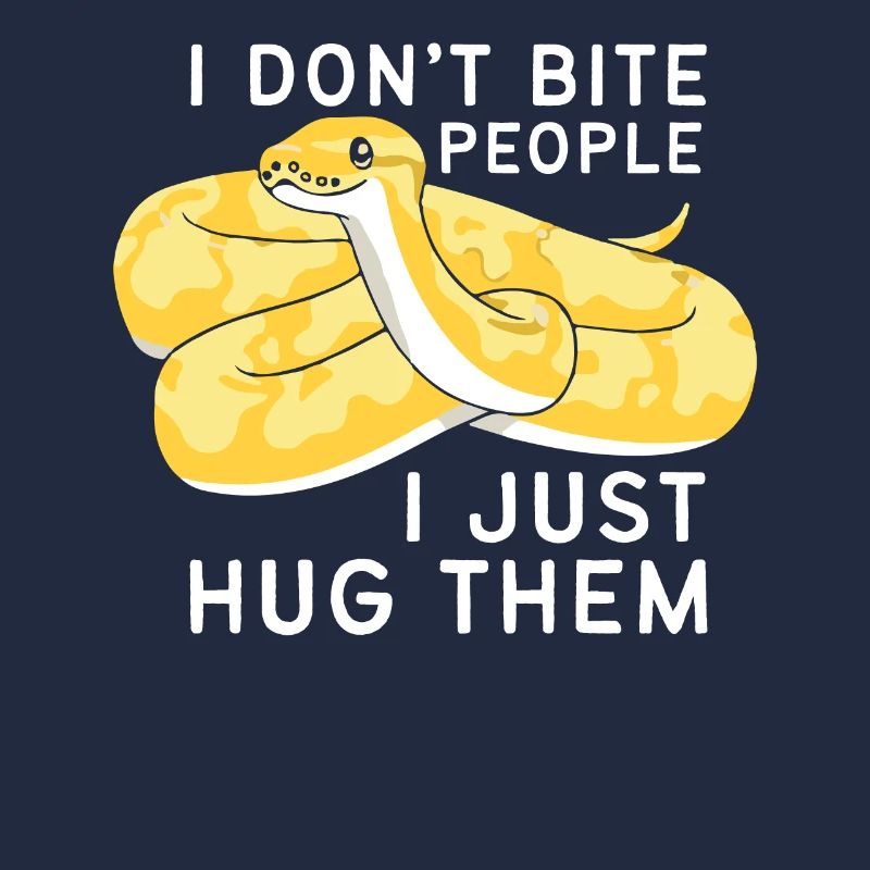 Banana Ball Python Je ne mords pas je serre seulement dans mes bras