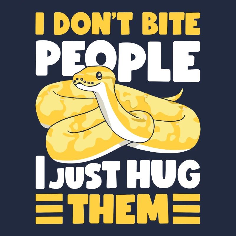 Banana Ball Python Je ne mords pas je serre seulement dans mes bras