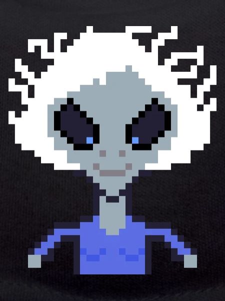 Pixel Alien "Smiling Girl"