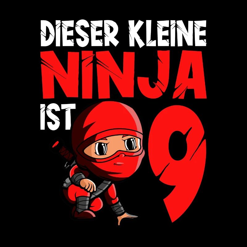 Kostüm Ninja 9. Geburtstag Junge