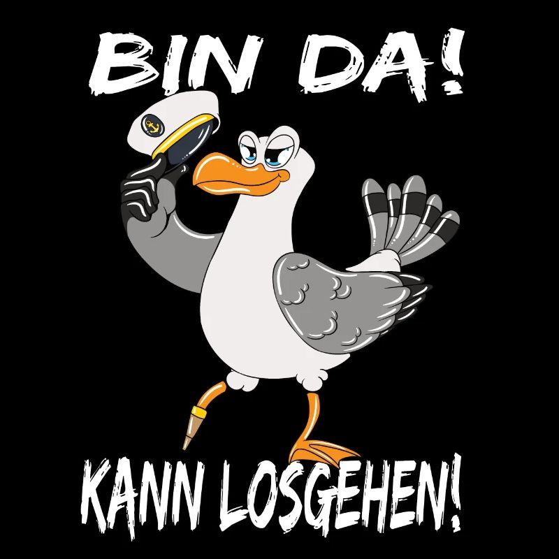Möwe Ostsee Nordsee Urlaub Bin Da Kann Losgehen