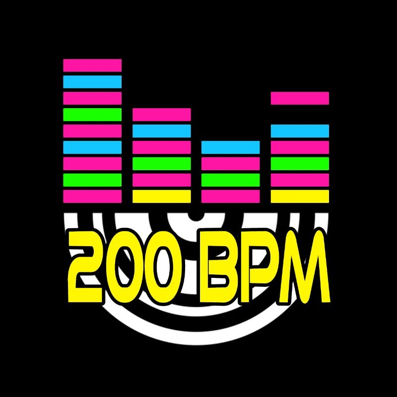 200 BPM Awesome Techno Music Lover Designs