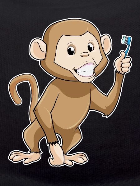 Brosse à dents singe