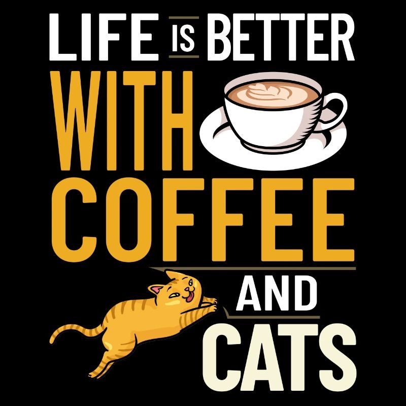 Cafetière Chat Machine Chaton Tasse Grains