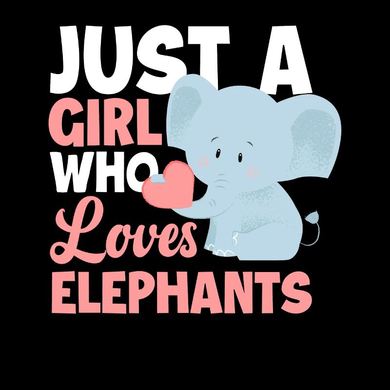 Elefant Mädchen Tiere