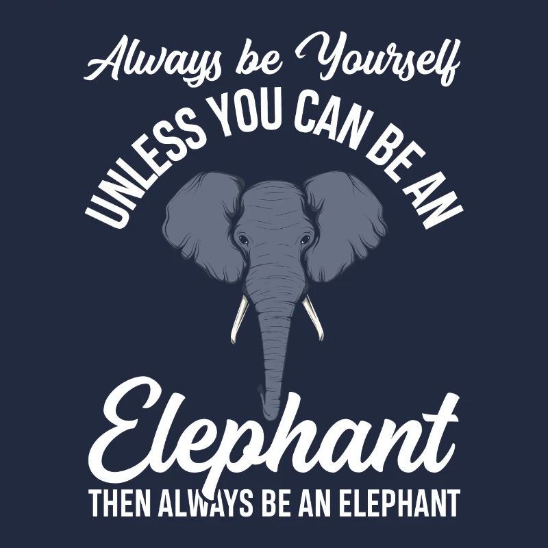 Elefant Spruch