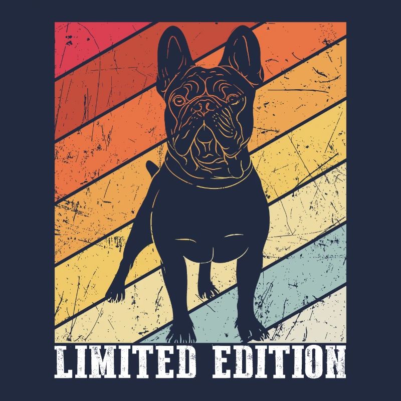 Limited Edition Retro Mops Vintage Möpse Geschenk