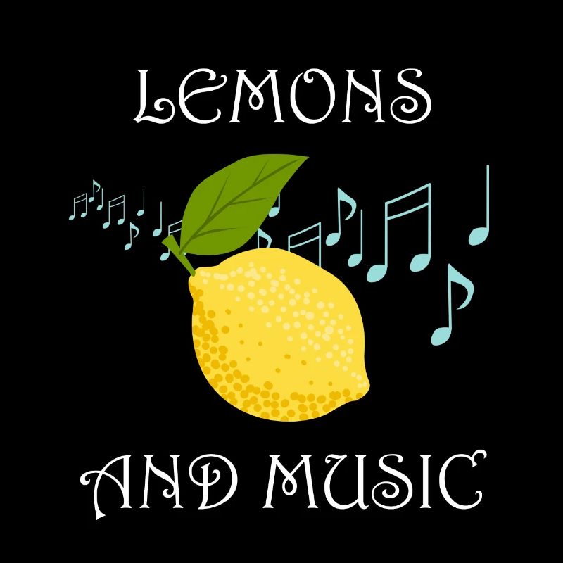 Ironic Quote Lemons and Music Notes Lemonade