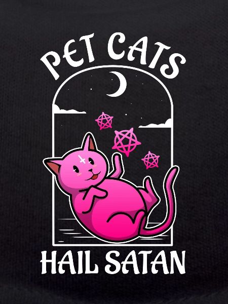 Pet Cats Hail Satan