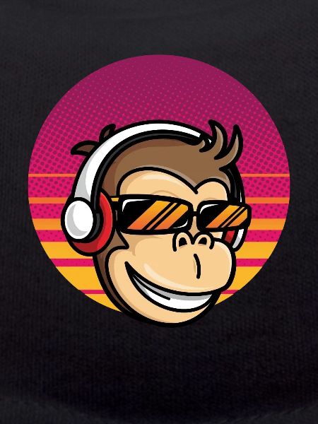 Monkey DJ Monkey avec casque