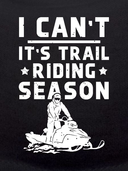 Snowmobile driver saying