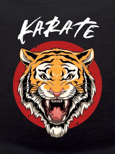 Karate Tiger Kopf