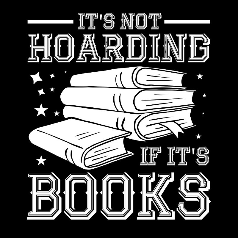 It is not a hoarding if there are books at the