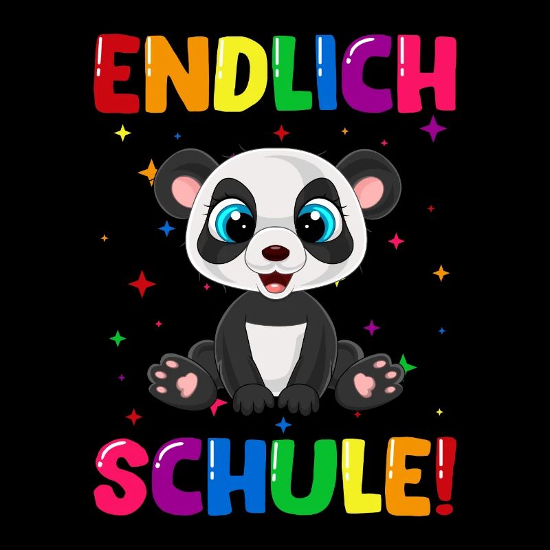 Endlich Schule Panda 1. Klasse