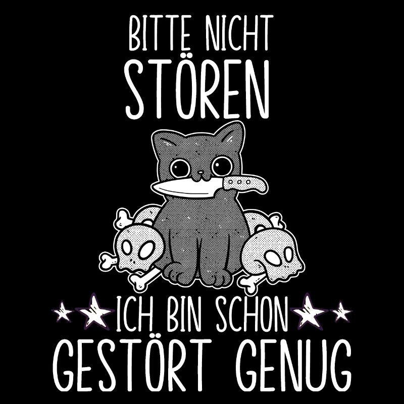 Bitte nicht Stören Katzenhalter Geschenk Katze