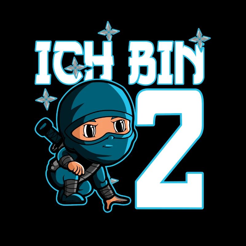 Kostüm Ninja 2. Geburtstag Junge