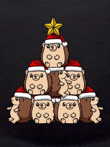 Hedgehog Christmas Tree