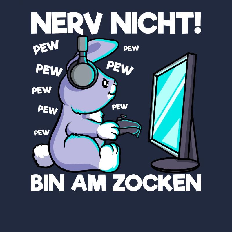 Nerve pas je joue lapin de jeu