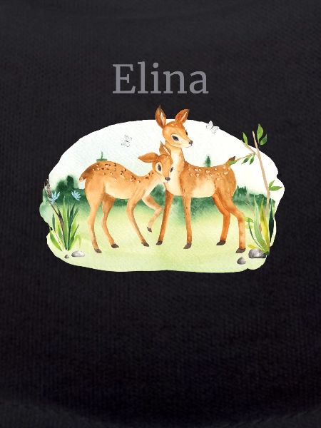 Waldtier Reh Blumen Name Elina