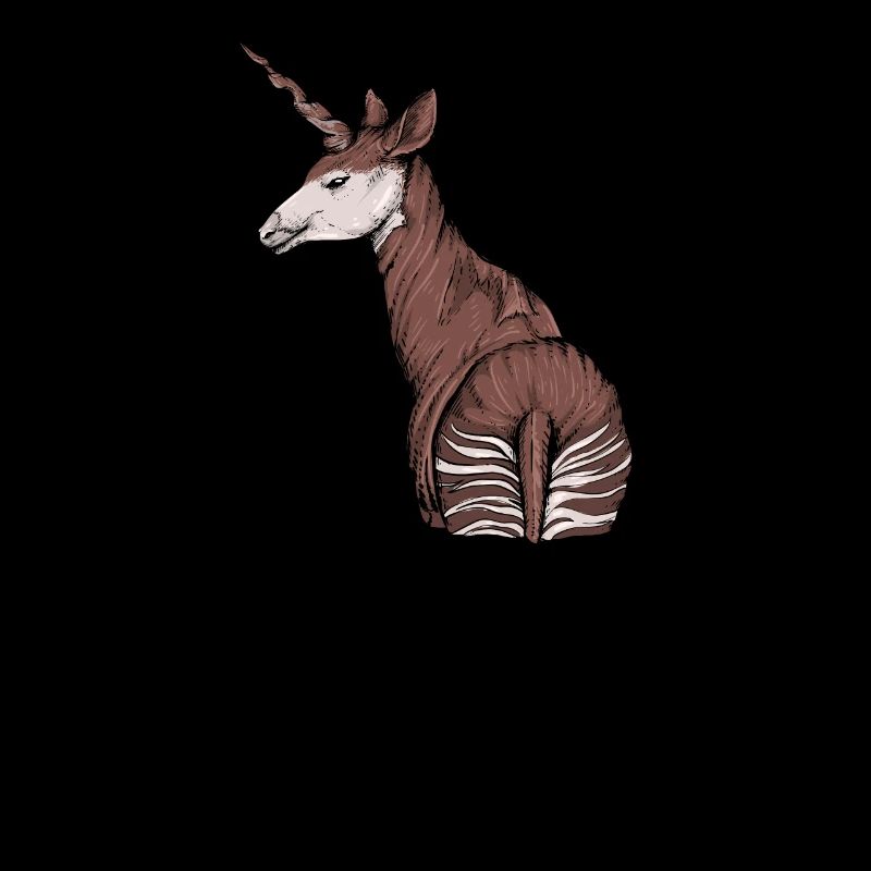 Okapi I Girafe de la forêt tropicale pour