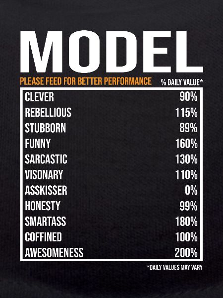 Model Job Saying